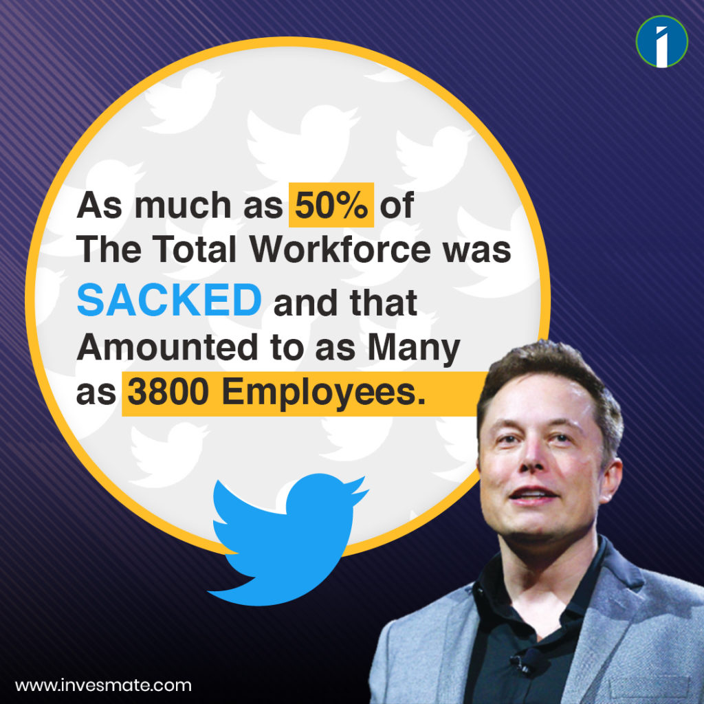 As much as 50 of the total workforce was sacked and that amounted to as many as 3800 employees