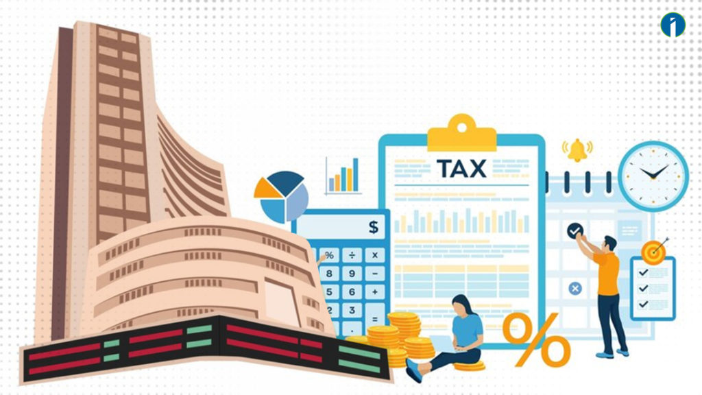 How is income tax calculated on stock market earnings